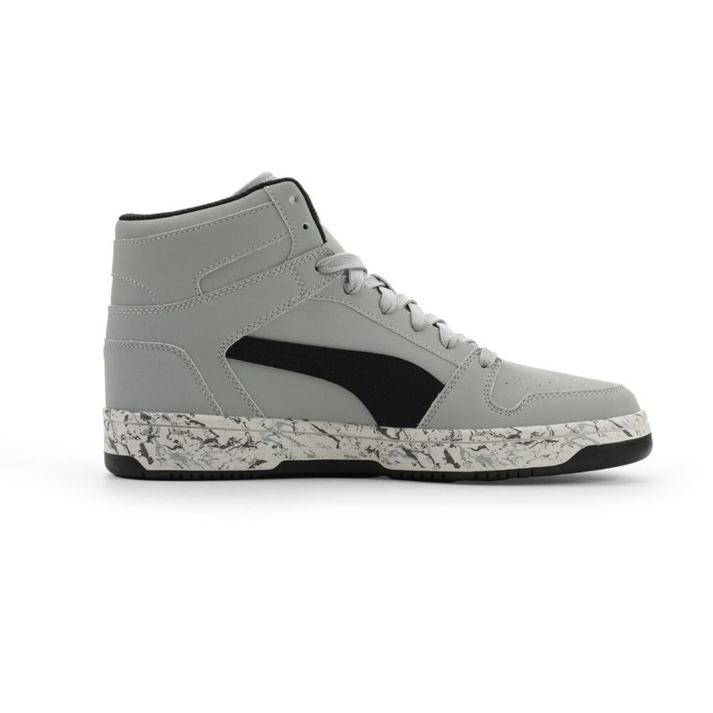 Puma Mens Puma Rebound Layup NBK Marble 2 Gray Shoes (NWT)